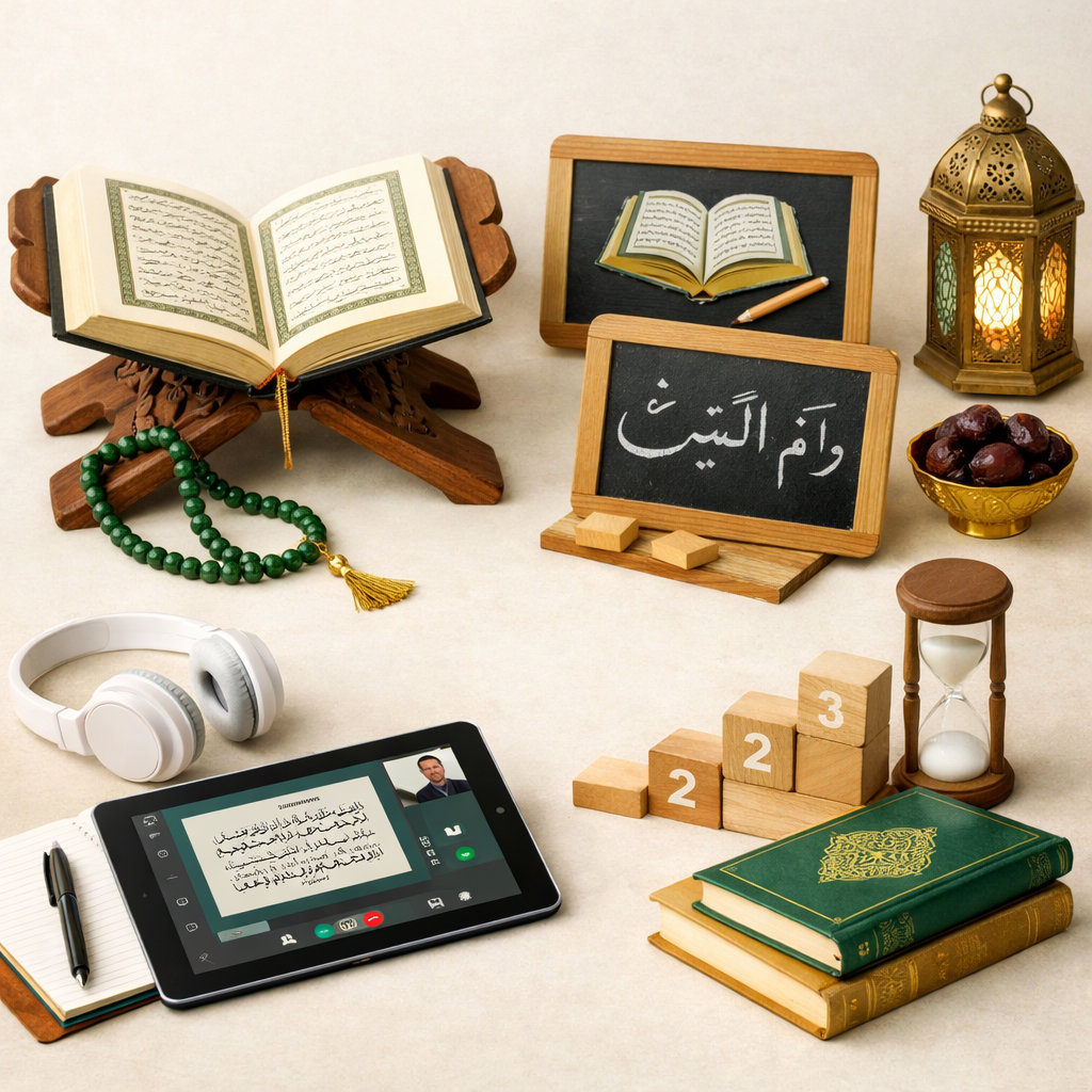 الموسوعة القرآنية برامج تعليمية متخصصة لتحفيظ القرآن الكريم للأطفال والكبار في الطائف